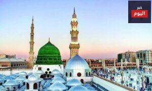 القبة الخضراء بالمسجد النبوي الشريف