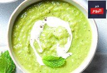 شوربة البازلاء بالنعناع - Pea & mint soup