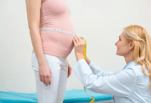 حجم بطن الحامل