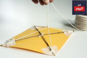 طريقة صنع الطائرة الورقية