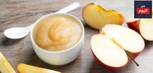 طريقة عمل وجبة هريسة التفاح لذيذة للاطفال