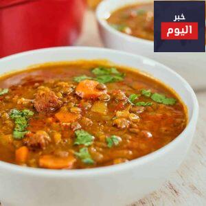 طريقة تحضير شوربة العدس المغربية