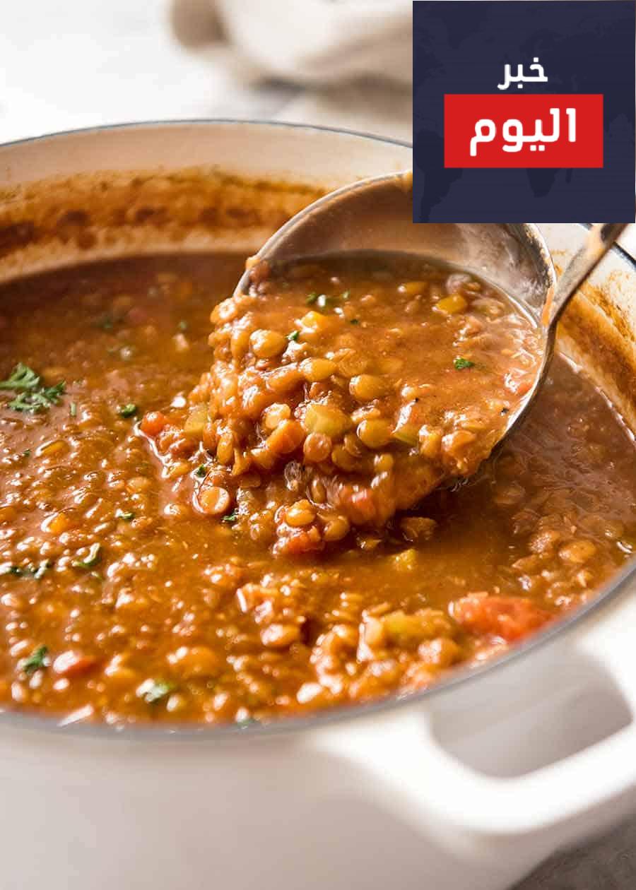 عمل شوربة عدس