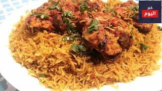 طريقة الرز البخاري