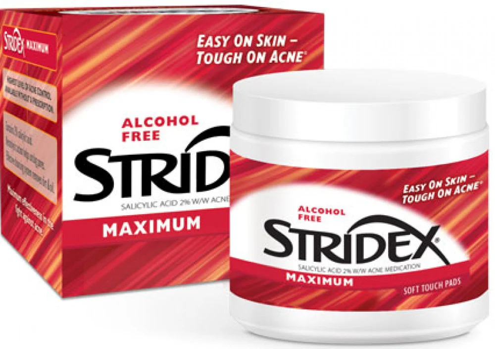 طريقة استعمال مسحات stridex